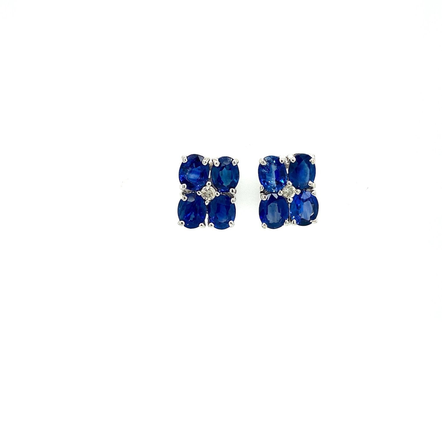 Sapphire Earring in .925 Sterling Silver - KST 59812 - Zyrola