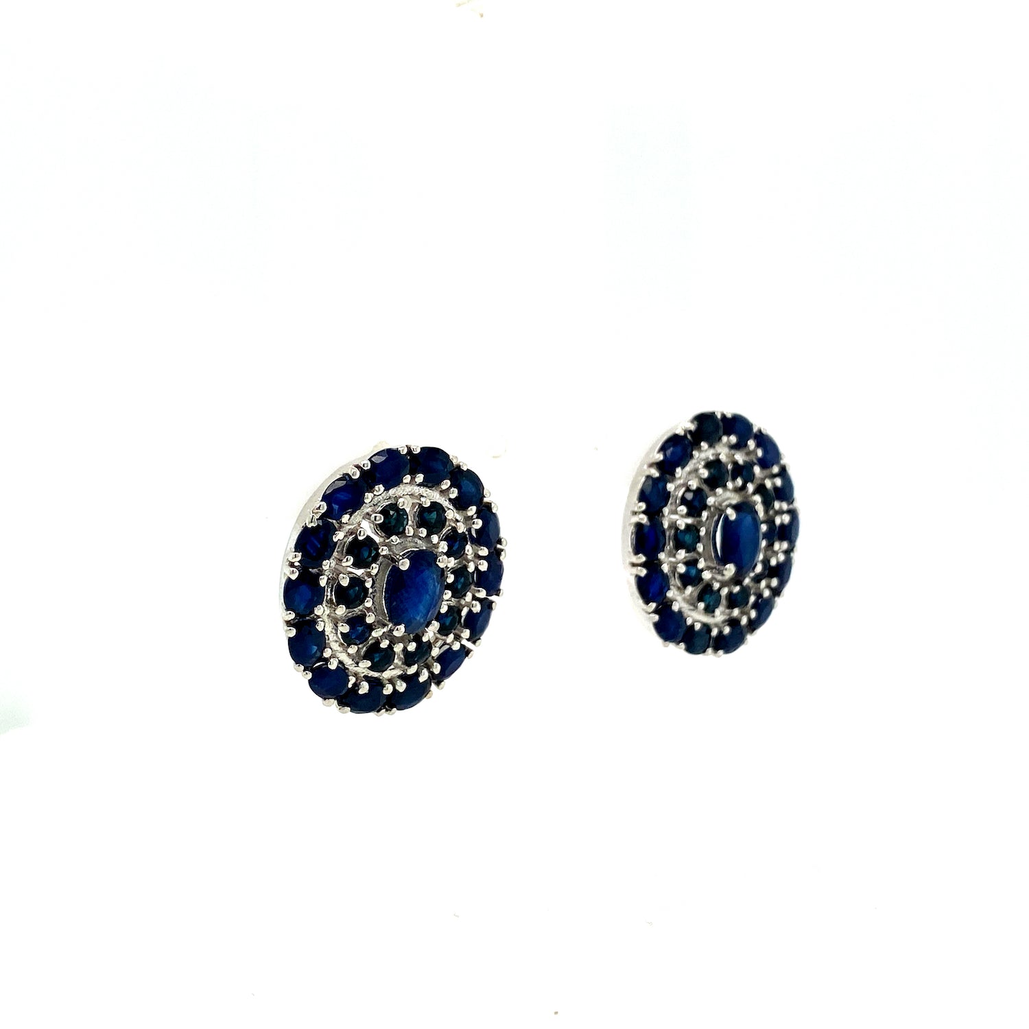 Sapphire Jewellery Set in .925 Sterling Silver - KSS 6514 - Zyrola