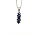 Sapphire Pendant in .925 Sterling Silver - KSP 39413 - Zyrola