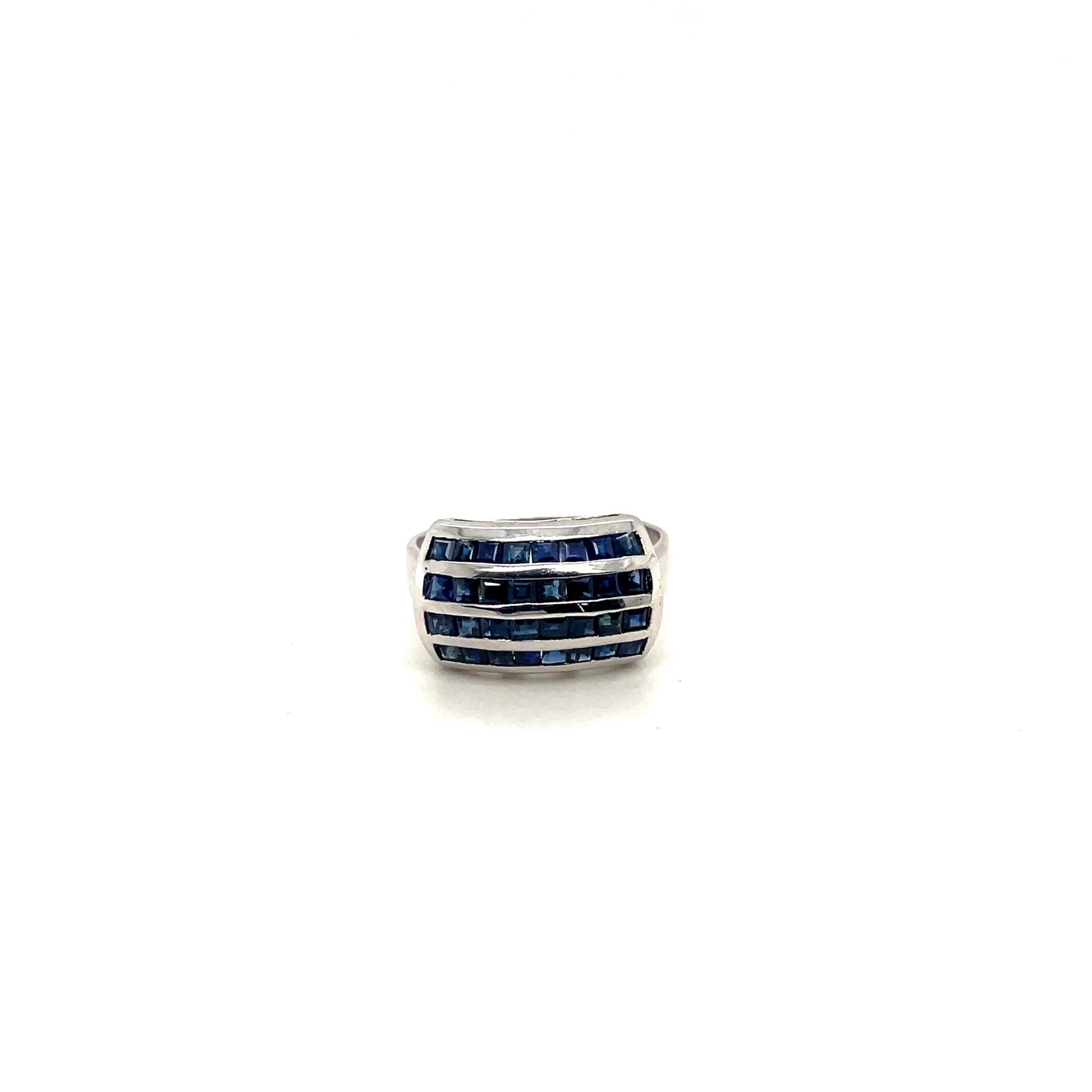 Sapphire Ring in .925 Sterling Silver - KSR 10699 - Zyrola