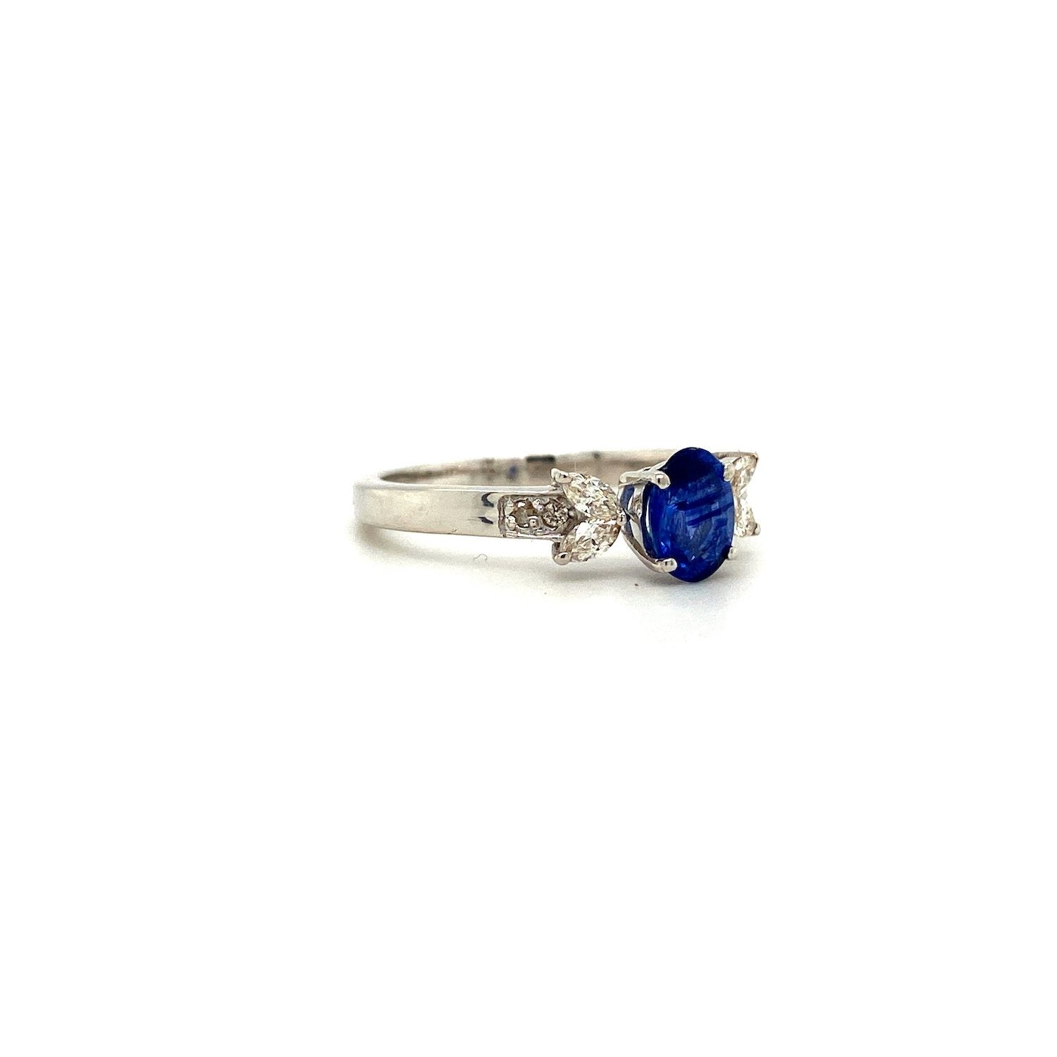 Sapphire Ring in .925 Sterling Silver - KSR 14432 - Zyrola