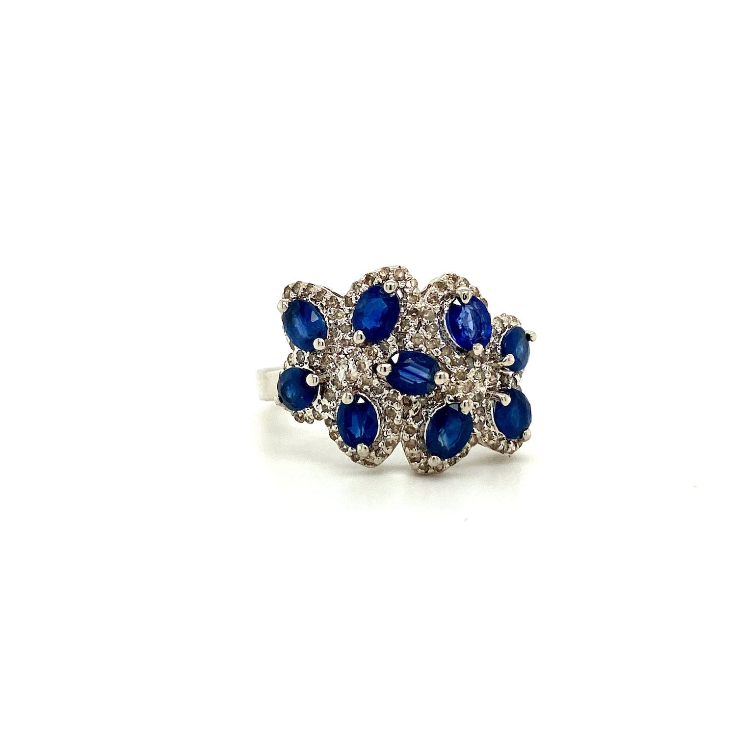 Sapphire Ring in .925 Sterling Silver - KSR 19604 - Zyrola