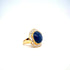 Sapphire Star and Diamond Ring in 18K Yellow Gold - KGR 13438 - Zyrola