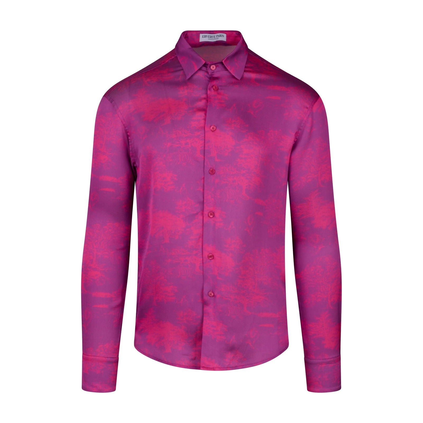 Silk Shirt with Savanna Print - Made in France - Zyrola