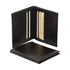 Small leather wallet - black with RFID - Zyrola
