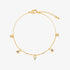 Smoked topaz heart star bracelet - Zyrola