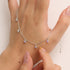 Smoked topaz heart star bracelet - Zyrola