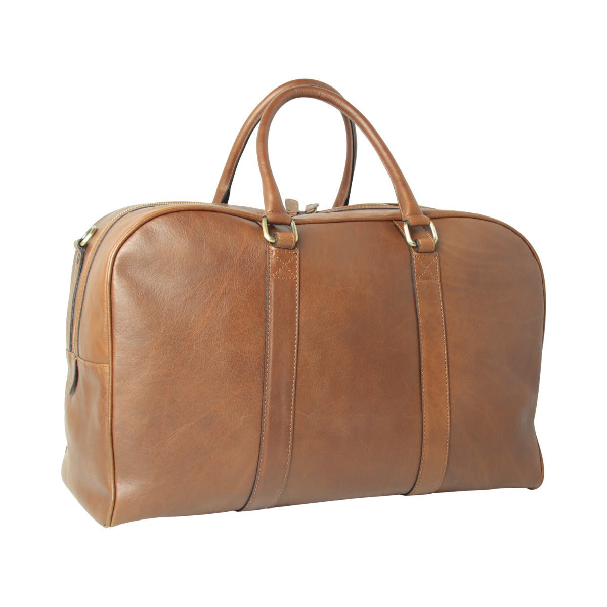 Soft Calfskin Leather Travel Bag – chestnut - Zyrola