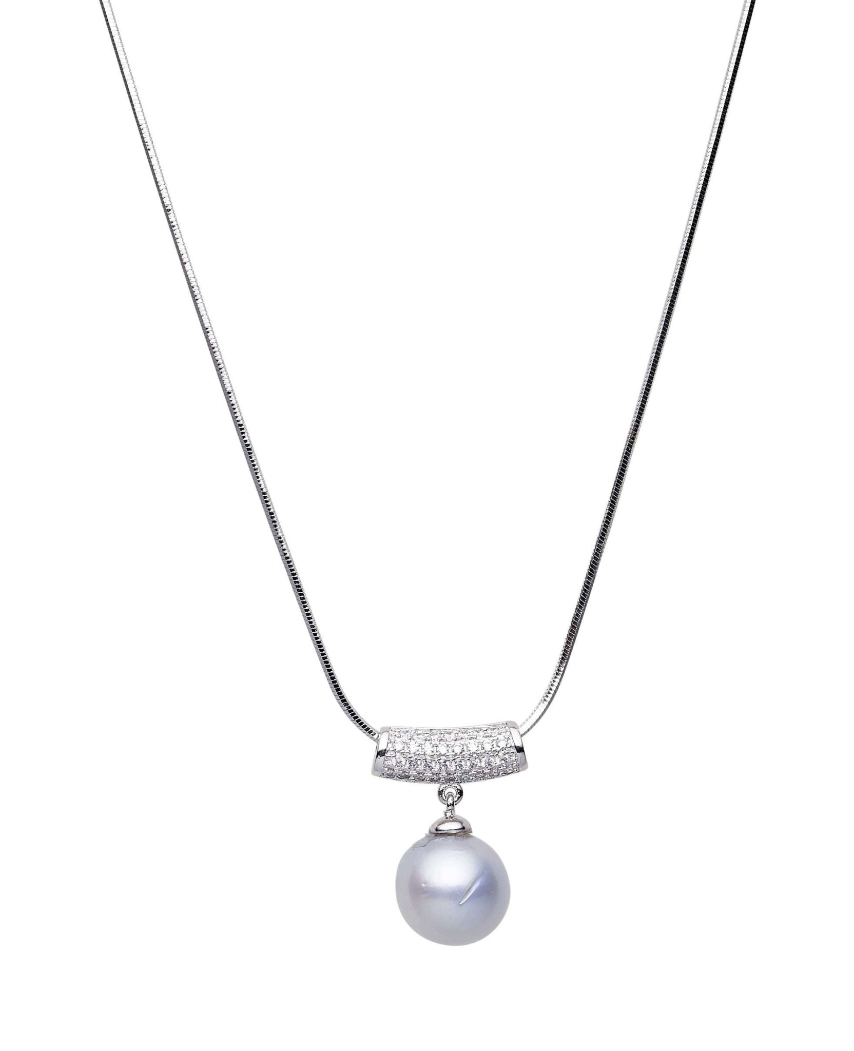 South Sea White Pearls Caulfield Pendant 11 - 12 mm AA+ - Zyrola
