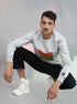 Sweatshirt Jiba - Chiné/Orange - Zyrola