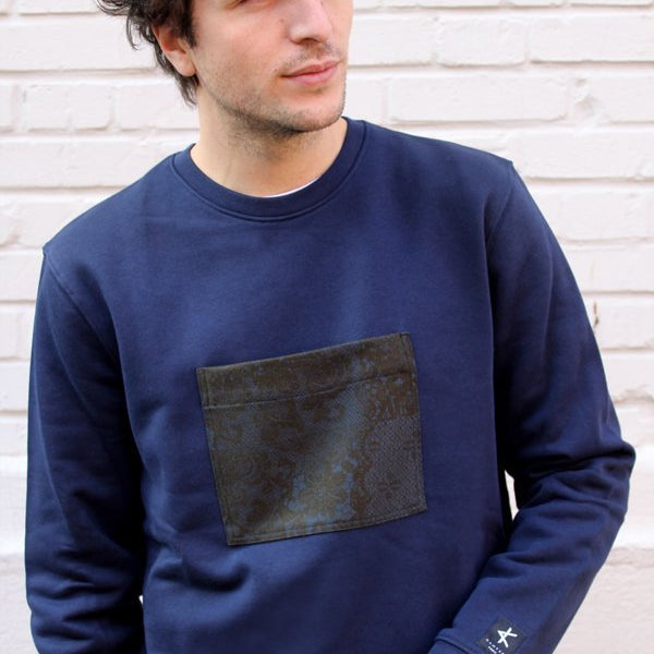 Sweatshirt Jiba - Navy - Zyrola