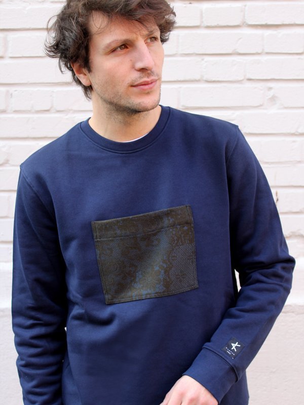 Sweatshirt Jiba - Navy - Zyrola