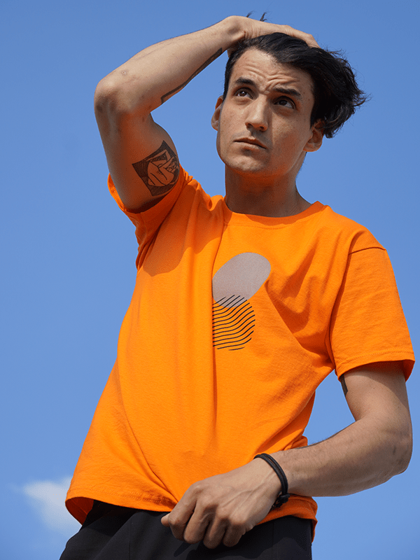 T-shirt Koko - Orange reflective - Zyrola