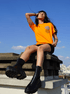 T-shirt Koko - Orange reflective - Zyrola