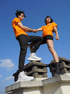 T-shirt Koko - Orange reflective - Zyrola