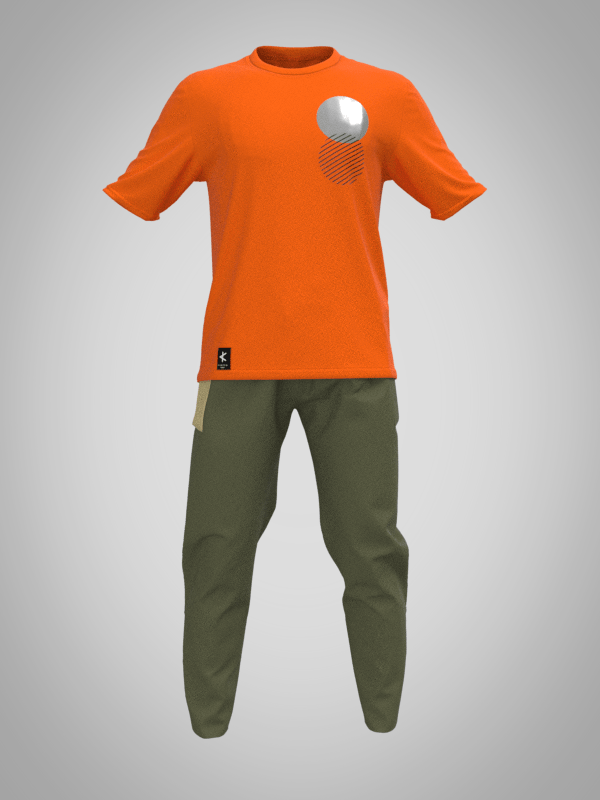 T-shirt Koko - Orange reflective - Zyrola