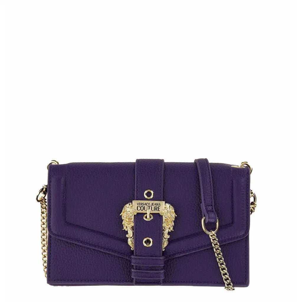 Versace Jeans Couture – Sac Portefeuille Femme Violet avec Boucle Dorée Baroque – 75VA5PF6_ZS413 - Zyrola