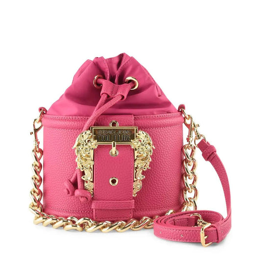 Versace Jeans Couture–Sac Seau Rose à Chaîne Dorée 75VA4BF3_ZS827 - Zyrola