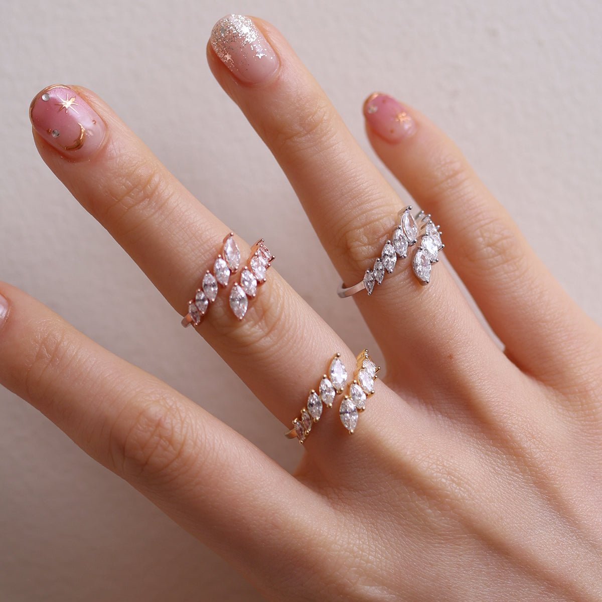 Wing crown ring - Zyrola