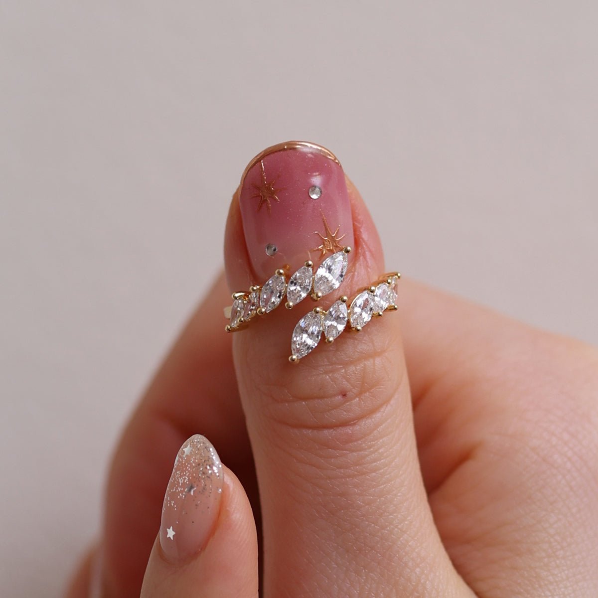 Wing crown ring - Zyrola